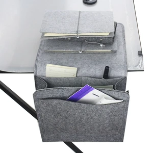 Multifunctional Travel Digital Cable Storage Bag Lightweight Felt Dustproof Eco-Friendly Foldable Electronic Accessories
