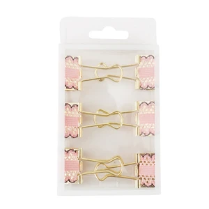 Office School Cute Kawaii Textile Binder Clips