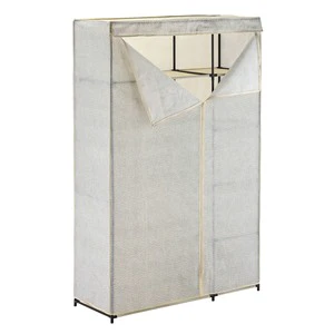 MSV XL Foldable Fabric Wardrobe With Clothes Hanging Rail, 110 X 174.5 X 45 Cm
