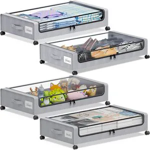 Under Bed Storage Box Closet Organizer Blanket Comforters Bags Foldable Storage Box with Quality Warranty