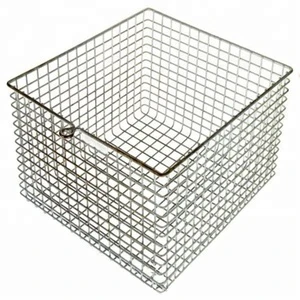 200 Mesh Stainless Steel Wire Mesh Storage Basket Food Grade Metal Basket With Lid