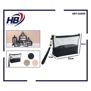 Portable 5x13.5x6.5cm Waterproof Toiletry Bag for Travel