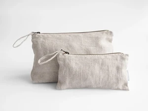 Solid-color Storage Minimalist Fabric Zipper Bag with Multiple Color Options for Makeup Bag