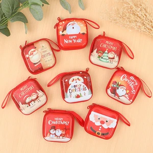 New Christmas Cartoon Wallet Iron Storage Box