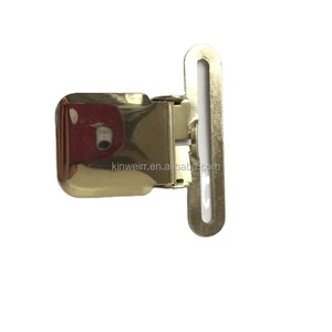 high quality garment suspender clip elastic band stainless garment silver round suspender clips for Suspender Belts