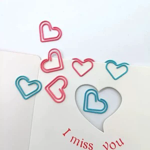 LM LM-PC50 Children's School Office Various Metal Fun Animal Shape Paper Clips with Coated File Organizer