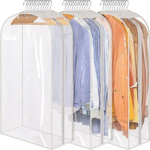 Transparent Clothes Dust Cover, Wardrobe Garment Storage Dust Bag, Clothing Organizer Bag for Home Closet Clothes Protection