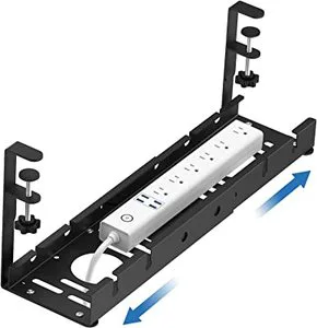 Raceway Wires Cable Tidy Organizer Storage Holders & Racks No Drill Retractable Metal Customize Multifunction Carbon Steel