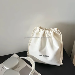 Custom Wholesale Drawstring Cotton Tote Dust Bags For Handbags Jewelry Clothes Shoes Purse Drawstring Luxury Dust Bag For Dress