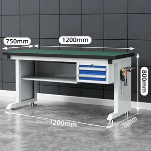 Anti-static Worktable Drawer Work Bench with Pegboard Stainless Workbench Heavy Duty Workbench Mechanic Workbench