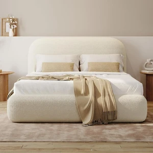 Modern Latest Design Bed Europe Bedroom Set Wooden White Beige Queen King Size Gas Lift Up Ottoman Bed Frame With Storage