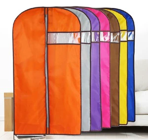 Wholesale Customized Dry Cleaning Garment Bag Dustproof Non-Woven PEVA and Cotton with Custom Logo for Clothes Cover