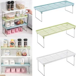 Kitchen Organizer Storage Shelf Rack Space Saving Wardrobe Decorative Shelves Cabinet Holders