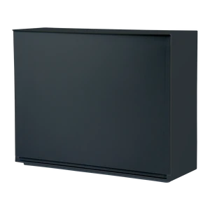 Black Shoe Box 515x160x390mm PP Material Single Tier Stackable Storage Organizer for Wardrobe Clothing