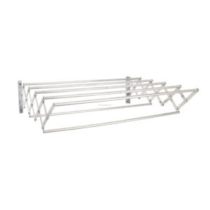 Clothes Drying Towel Rack Wall Mounted Foldable Expandable Stainless Steel 80cm Rail Towels Bathroom Storage Holder Space Saving