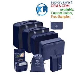 Wholesale 8pcs Set Clothing Organizer Travel Packing Bags Large Capacity Foldable Luggage Storage Waterproof Cosmetic Shoes Bag