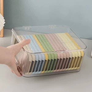 Multi Functional Stackable Modern Sustainable Makeup Organizer Made Transparent Plastic Cosmetics Jewelry Lipstick Storage