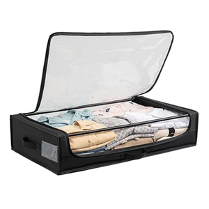 Best Price Foldable Underbed Storage Bag Square Modern Design with Wheels and Lid for Bedroom for Clothes and Shoes