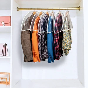 Dust Cover Clothes Hanging Dress Suit Coat Garment Protector Storage Bag Case Shoulder Dustproof Wardrobe Organizer
