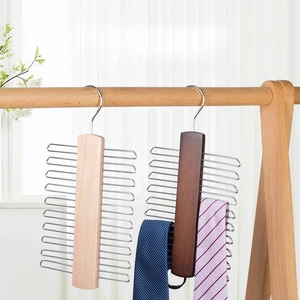 Wooden Tie Hanger Ties Organizer