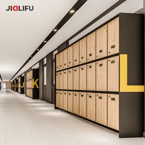 Jialifu Durable Electronic Locking Phenolic Laminate Sports Gym Locker Cabinets