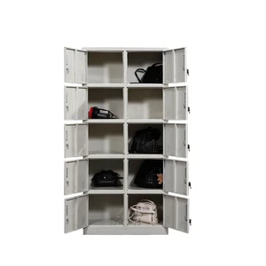 High Quality 10-Door Steel Locker Multi-Compartment Steel Storage Cabinet Locker for School Gym Swimming Pool Use