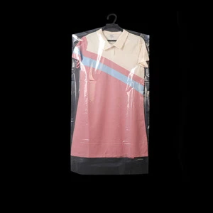 Custom High Quality Plastic Dust-proof Bag Clear Dry Cleaning Laundry Clothes Cover Protector PE Bags