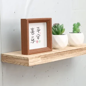 Modern Home Wooden Floating Storage Rack Wall Mounted Storage Rack Can Be Used for Home Storage and Organization
