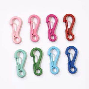 Vintage Zinc Alloy Mini Carabiner Hook Tactical Quick Release Spring Clip Outdoor Bag Accessories Metal Buckle Backpack Hardware