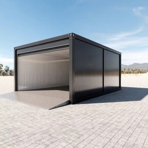 Durable Prefabricated Steel Garage Outdoor Car Shelter Waterproof Metal Storage Room with Customizable Appearance