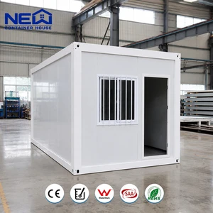 Steel Buildings Flat Pack Shipping Prefabricated Sandwich Panel Pre Fab Container Folding Portable Garage