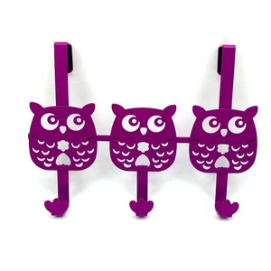Factory Direct Creative Home Storage Tools Kitchen Hooks Owl Shape Bathroom Hooks