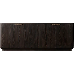 Luxury 4-door Solid Wood Oak Chest of Drawers Modern Living Room Bedroom Furniture Custom Color Durable