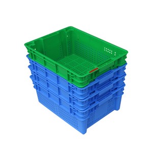 Heavy Duty Reusable Mesh Plastic Vegetable & Fruits Storage Basket Nestable & Stackable Recyclable Customizable Colors XS Brand
