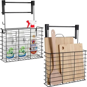 Cabinet Door Organizer Cutting Board Organizer Kitchen Cabinet Organizers and Storage 2 Pack Over the Door Pantry Organizer