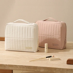 WML137 High-Quality Fabric Large Capacity Waterproof Travel Multi-Functional Portable Toiletry Cosmetic Storage Bag