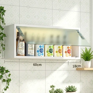 Factory Direct Sales Household Metal Wall Mounted Storage Rack Kitchen Rack Punch Free Storage Rack