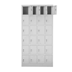 18 Door Steel Locker Cabinet Employee Storage Locker Metal Personal Belongings Locker for School Gym