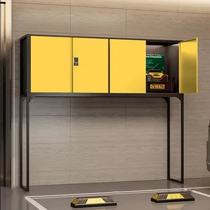 Customized Over Bonnet Storage Cabinet Lockers Modern Garage Steel Tool Garage Storage Box for Car Garage