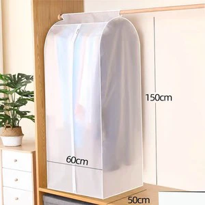 Premium Thickened Clothing Organizer Moisture Proof Dust Proof Clothes Cover Proof Dust Cover Coat Hanging Clothes Storage Bag