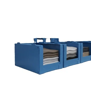 Hot Sale Stackable Corflute Waterproof Warehouse Clothes Picking Bins Corrugated Plastic Shelf Storage Boxes
