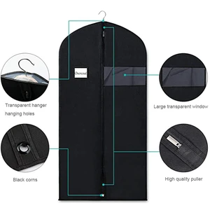 Non-woven Clothing Dust Bag Clothes Cover Bag Suit Cover Moisture-proof Clothing Dust Cover Non-woven Suit Bag