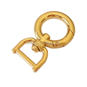 Wholesale Square Tail Open Spring Hanging Ring Buckle Bag Strap Clip O Ring Snap Hook Clasp