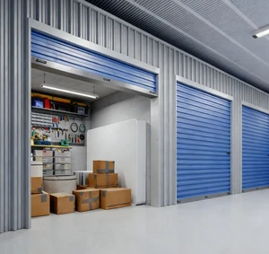 Long Lasting Modern Steel Mini Storage Unit Customizable Color Size for Efficient Indoor Self Storage Warehouse Garage Shed