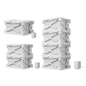 Home Clothing Storage Organizer Stackable Vacuum Storage Bags with Lids for Clothing Blankets Sweaters