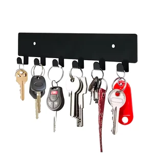 Single Pack Iron Deco Style Wall Hook Creative Art Design for Hanging Bags and Keys Durable Door Organizer Customizable