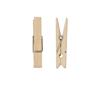 Wholesale Multi-function Mini Bamboo Clothespin Clips for Home
