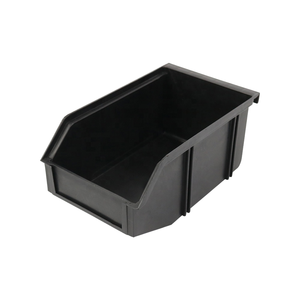 PP Corrugated Plastic Parts Bin Stackable Sloped Storage Tray Workshop Hardware Small Component Rack Organizer Plastic Boxes
