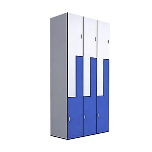 High Quality Key-Lock Employee Locker Cabinet HPL Smart Gym Locker for Cellphone and Personal Item Storage
