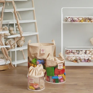 Wholesale High Quality Tpu Basket Kids Toy Storage Basket Toys Storage Organizer Grocery Collapsible Basket Bag With Top Selling